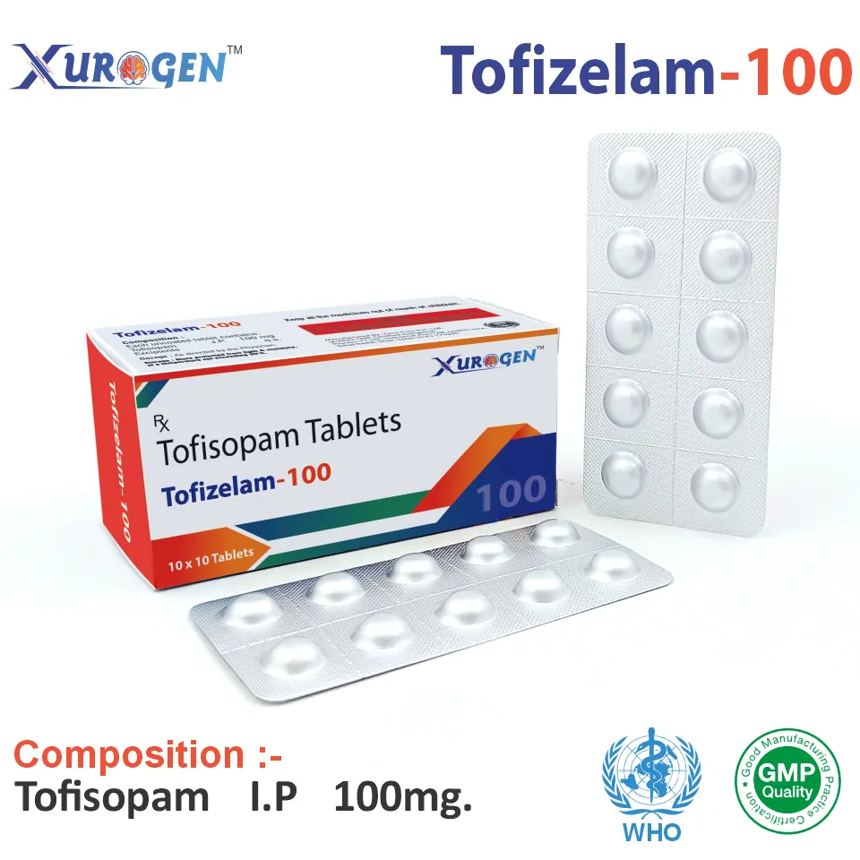 Tofisopam 100mg Tablet in PCD Pharma Franchise